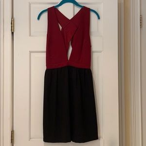 Sparkle & Fade color block dress